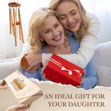 Gifts for Daughter, Daughter Gift Wind Chimes, Birthday Gift for Daughter from Mom Dad, Love Reminder Gifts for Birthday Wedding Thanksgiving Christmas Mother's Day-Large 36''