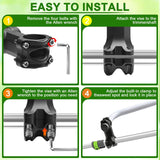 𝐔𝐩𝐠𝐫𝐚𝐝𝐞𝐝 Weed Eater Handle, Ergonomic String Trimmer Grip Extension Back Saver,with Adjustable Shoulder Strap, Universal Weedeater Handle for Lawn Care, Landscaping, Grass,Trimming (White)
