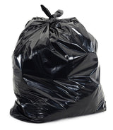 Plasticplace 12-16 Gallon Trash Bags, 1.0 Mil, Black Tall Garbage Can Liners, 24" x 31" (250 Case)