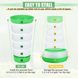 AOMGD 4-Tier Microgreens Growing Seed Sprouting Tray
