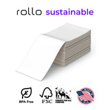 Rollo 4x6 Direct Thermal Shipping Labels - 500 Fanfold Pack