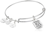 Alex and Ani Because I Love You Friend Expandable Wire Bangle for Women, United by Soul, Let The Good Times Roll Charm