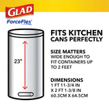 Glad Tall Kitchen Trash Bags 13 Gallon, Gain Original Garbage Bags, Odorshield with Drawstring, 80 Count