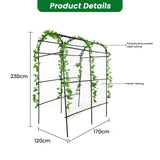 PKBD Tall Garden Arch Trellis for Climbing Plants Outdoor