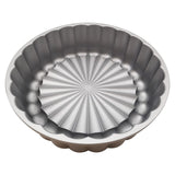 WBJKZJD Charlotte Cake Mold, 9 Inch Cake Pan Aluminium Kitchen Accessories Decoration Christmas Wedding Valentine’s 3D Charlotte Cake Pan (Flower Shape)