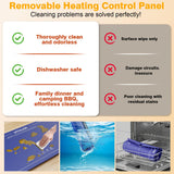Vitaler Warming Mat for Food, (XXL 35”x16”) Electric Warming Trays, Upgrade Graphene Fast Full-Surface Heating Mat for Food with 6 Level Temp, 6 Hours Timer, Food Warmer Pad with Heat-Insulating Mat