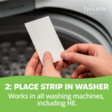 Tru Earth Compact Dry Laundry Detergent Sheets, Unscented - Up to 768 Loads (384 Count) - Paraben-Free - Original Eco-Strip Liquidless Detergent, Travel Sheets, Bulk