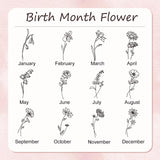 Elemtansy Personalized 40 Oz Tumbler with Handle and Straw, Custom Cup with Name & Birth Flower, Stainless Steel Travel Coffee Tumbler,Personalized Christmas Birthday Gifts for Women, Teen Girls