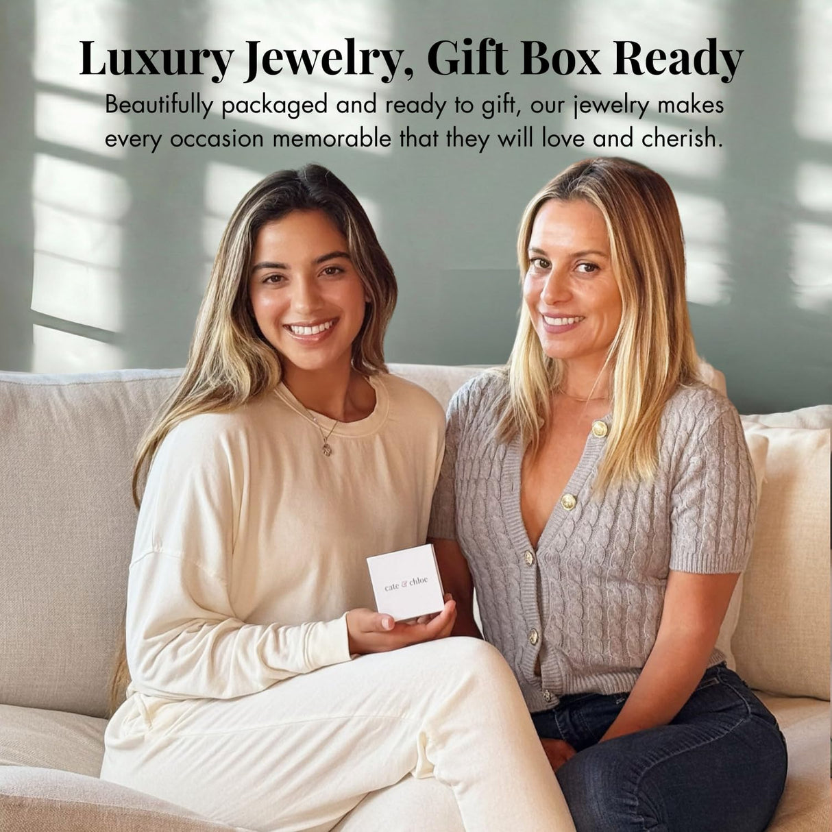 Cate & Chloe Giselle 18K Yellow Gold-Plated Small Hoop Earrings | Small Jewelry for Women | Simulated Diamond Crystals | Stylish 15mm Dainty Hoops | Mother's Day, Birthday Gift for Her