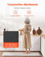 VEVOR Fall Mat for Elderly, 1-inch Thickened Fall Prevention Pad with Beveled Edge, Anti-Slip Bedside Safety Floor Mat for Seniors, Handicaps, Patients (24 x 70 inch)