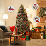 Christmas Embroidery Kit, DIY Hand Embroidery Kit, Beginner Embroidery Kit for Adults, Embroidery Christmas Ornament Kits (B)