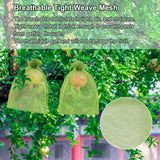 Shintop 100Pcs Fruit Protection Bags, 8x12 Inch Green Grape Netting Cover