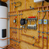 Kudos-Trading 15mm Central Heating Filling Loop Kit – Flexible Braided Hose with Isolation Valves & Double Check Valve – Combi Boiler Water Refill Pipe – WRAS Approved