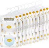 Vacplus Moisture Absorbers, Hanging Closet Dehumidifier Bags, Humidity Packs, Desiccant, Closet Dehumidifiers with Fragrance Free, 10 Pack, 9.8 OZ