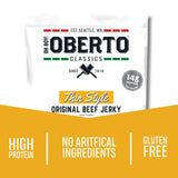 Oh Boy! Oberto Classics Thin Style Original Beef Jerky, 1.2 Ounce (Pack of 8)