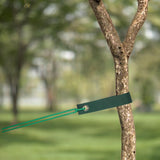VASGOR Heavy Duty 18” Tree Stakes and Supports for Young Trees, Set of 6 Tree Stake Kit with 6 Straps for Staking and 78 Feet Rope, Can be Used with Drill (Adapter Included) (Set 6)