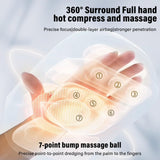 cotsoco Hand Massager with Heat and Compression for Arthritis and Carpal Tunnel, Birthday Gifts for Women Mom Men,White, Gift for Birthday