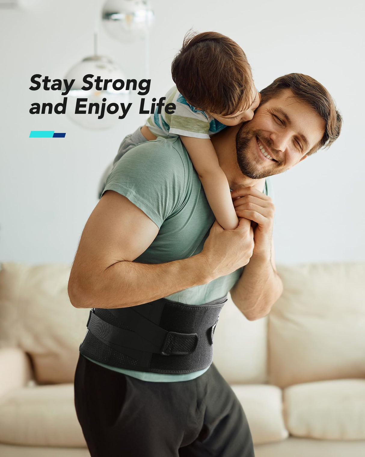 Back Brace with Lightweight Carbon Fiber Splints, Breathable Air Mesh, Ergonomic Curved Spine Support, Back Brace for Men Lower Back Pain Relief, Posture, Heavy Lifting, Sciatica, Back Support Brace