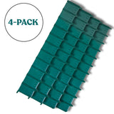 Greenscapes 3-Foot Plastic Green Edging (4-Pack) – Durable Landscape Border for Gardens, Lawns & Flower Beds