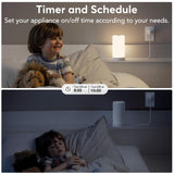 EIGHTREE Smart Plug, WiFi Outlet Works with Alexa & Google Home, Smart Home Socket with Remote Control & Timer Function, 2.4GHz WiFi Only, 4 Packs