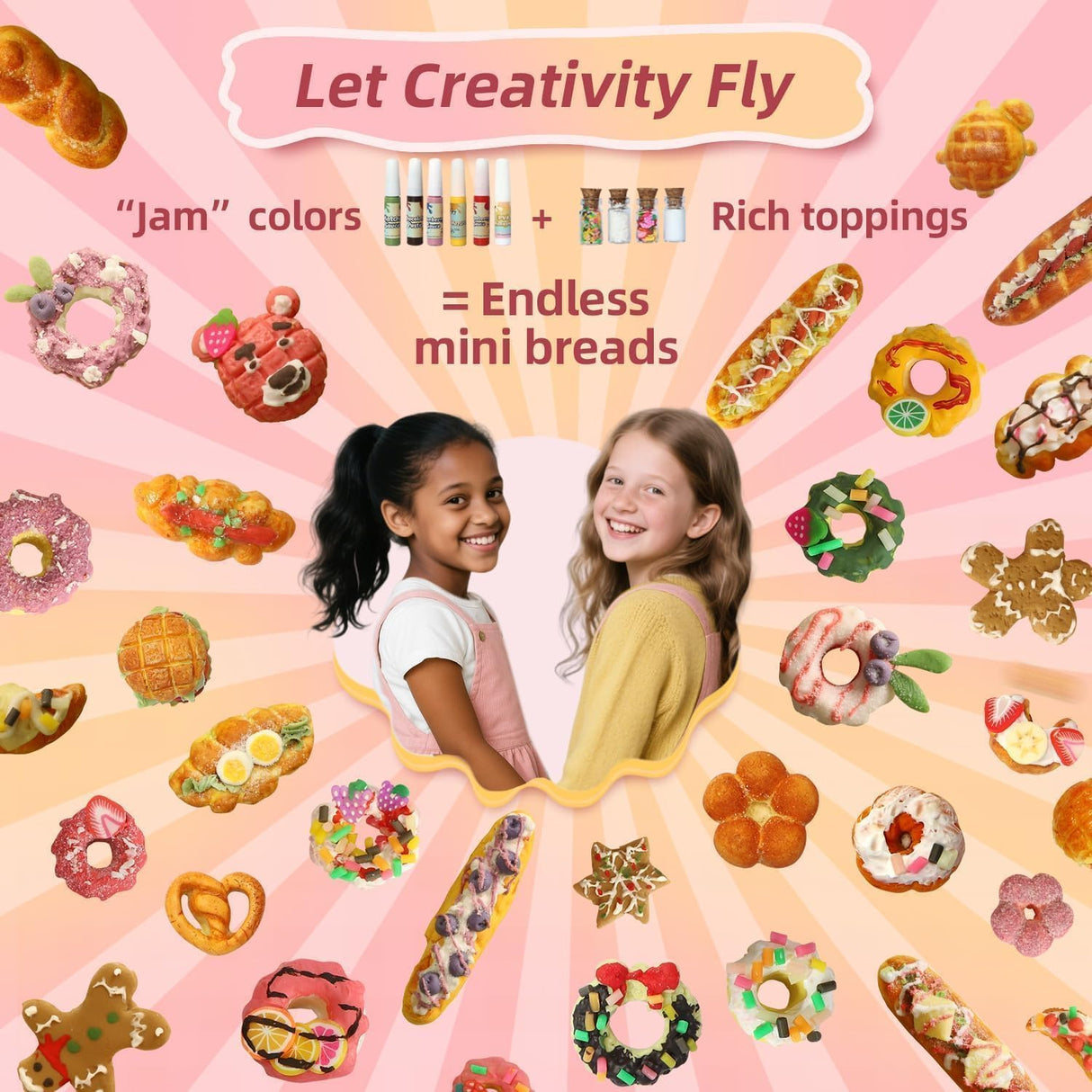 iLAND Air Dry Clay Crafts for Girls 8-12 Cute Arts and Crafts for Kids Fun Kid Activities on Lovely Modeling Clay Kit DIY Crafting for Teens Birthday Gifts for Girls 10-12 13 Christmas Gifts Creative