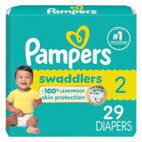 Pampers Baby Diapers - Swaddlers - Size 4, 66 Count, Ultra Absorbent Disposable Infant Diaper