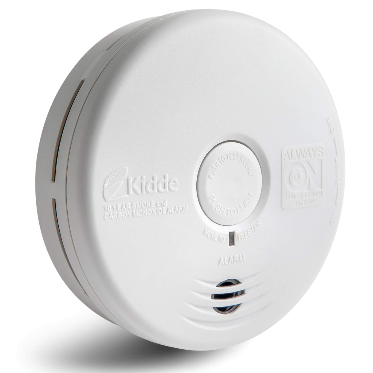 Kidde 21010170 10 Year Smoke and Carbon Monoxide Alarm Detector | Photoelectric | Kitchen | Model P3010K-CO
