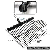 Cididu Pitch Manure Fork Head, Metal Pitch Fork for Garden, Durable Digging Fork Rake Head Replacement with Angled Tines, Stable Pitchforks Scoop for Mulch Horse Stall Picking up Hay Animal