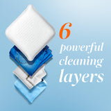 Tide Evo Free & Gentle Laundry Detergent Tiles, Fragrance-Free, 40 Medium Sized Loads, 40 ct, Easy to Use, Safe for All Machines and Water Conditions