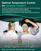 16 Packs Steam Eye Masks for Dry Eyes, Self Heating Warm Compress for Eyes Fatigue & Puffiness Relief, Disposable Heated Eye Mask Travel Essentials, Spa Relaxation Set for Women Christmas, Unscented