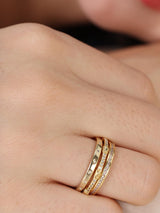 Pearich 14K Gold Filled Rings for Women, Gold Stackable Ring