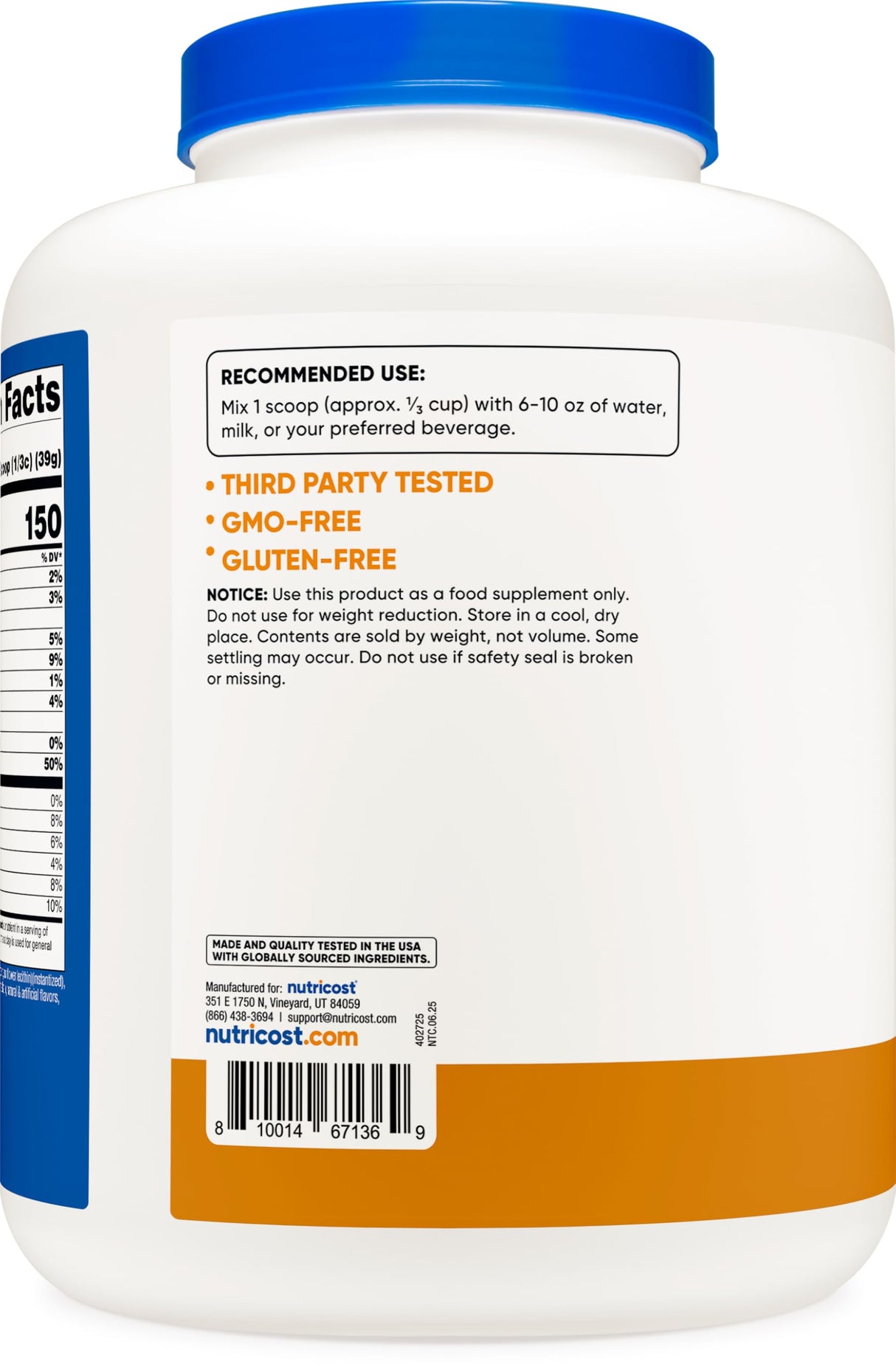 Nutricost Whey Protein Isolate (Chocolate Peanut Butter, 5 Pound) Protein Powder