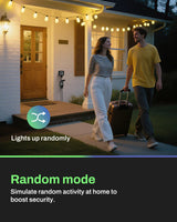 BN-LINK 7 Day Outdoor Heavy Duty Digital Programmable Timer, Outdoor Timer Outlet Waterproof, 2 Grounded Electrical Outlets for Christmas Lights, 15A 1/2HP,ETL Listed