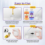 YINMIK General Hydroponic pH Up Down Liquid, pH Control kit Adjust pH Level