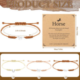 Ecation 30 Sets Horse Bracelets Gift Horseshoe Party Favors for Horse Lover