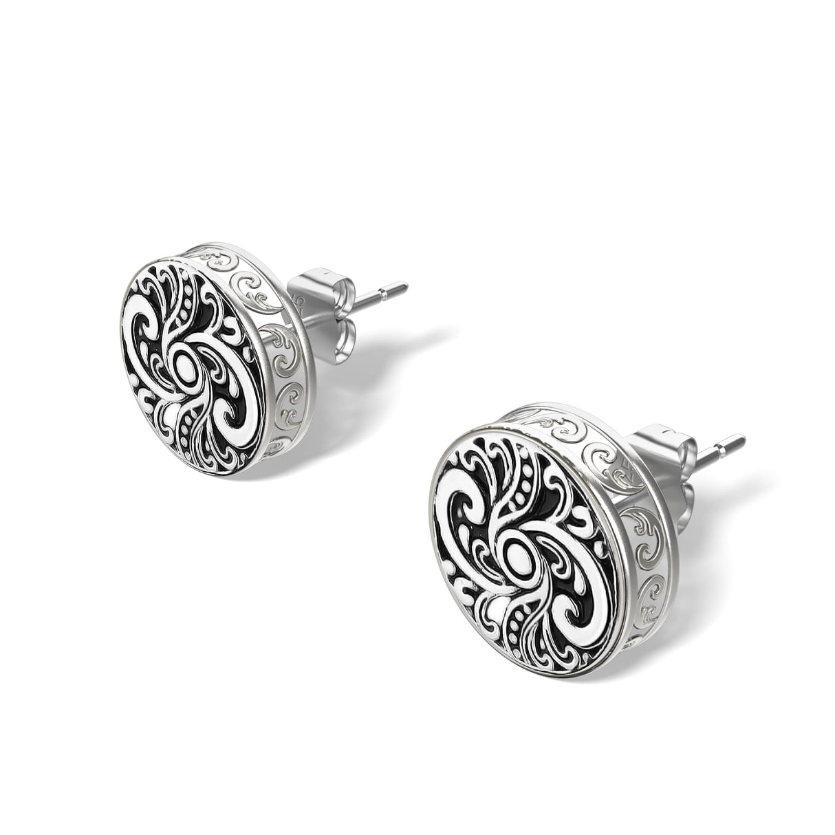 Amy & Annette Sterling Silver Stud Earrings for Women - Post Earrings for Women, 925 Sterling Silver Earrings
