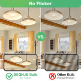 DEGNJU A19 LED Light Bulbs, 60 Watt Equivalent LED Bulbs, Soft White 2700K, 800 Lumens, E26 Standard Base, Non-Dimmable, 8W Warm White LED Bulbs for Bedroom Living Room, 12 Pack