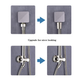 BRIGHT SHOWERS Shower Hose For Hand Held Shower Heads, 79 Inches Cord Extra Long Stainless Steel Hand Shower Hose, Ultra-Flexible Replacement Part with Brass Insert, Brushed Nickel