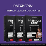 PATCH4U Premium Tape (30 Pack) - Pain Free Removal, Hypoallergenic