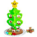 My First Christmas Tree for Toddlers: Kids Christmas Tree Toy Set with DIY Train Set&Tracks,18 Colorful Decorations Sensory Developmental for Little One Xmas Birthday Gifts for Boys & Girls