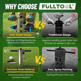 FULLTOOL® Golf Hole Cutter, Stainless Steel with Foot Pedal, USGA Standard