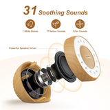 Housbay White Noise Sound Machine, 31 Soothing Sounds, 5W Loud Stereo Sound, Sleep Timer, Small Sleep Machine & Noise Canceling for Sleeping, Relaxation