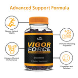(5 Pack) Vigor Force Max Performance Gummies, VigorForce Maximum Strength Shilajit Sea Moss Fenugreek Gummies Overall Energy Vitality Support, Vigor Forc Gomitas (5 Month Supply)