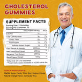 (2 Pack) Cholesterol Supplements Gummies for Cholesterol Healthy, Plant Sterols & Stanols, Red Yeast Rice, Citrus Bergamot Complex for Cholesterol, Maintain Healthy Cholesterol Levels - 60 Day Supply