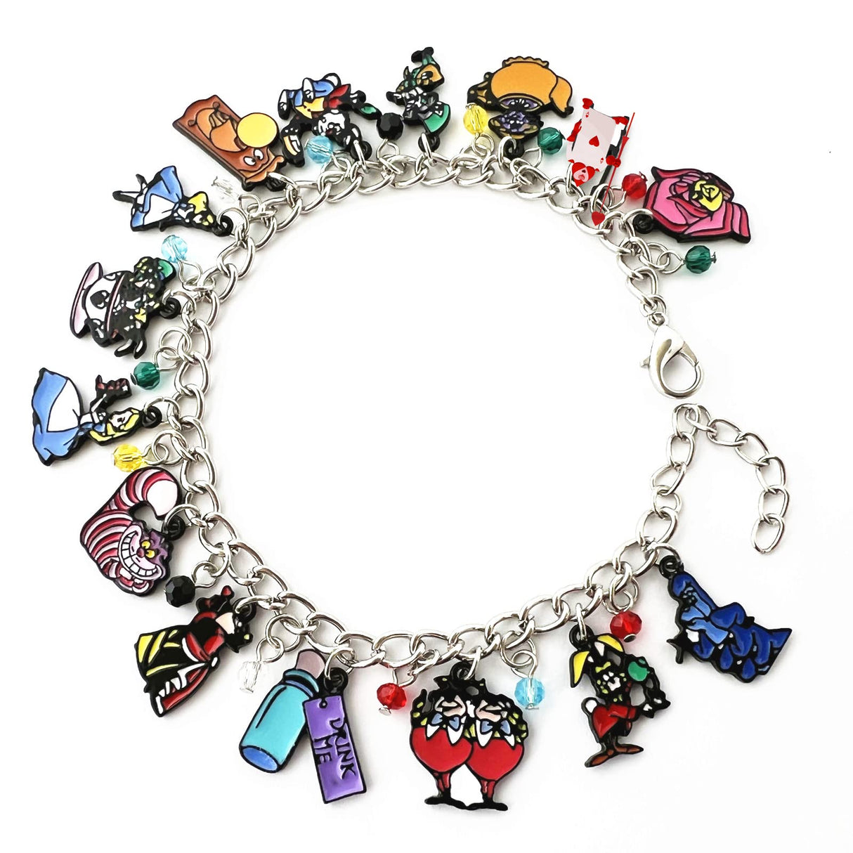 HYTAIBB Alice Wonderlnd Bracelet Charm Alices Bracelet Gifts for Woman