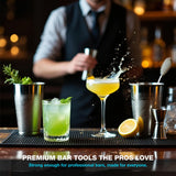 PEAKCLOUDS Bar Mat for Home Bar | Bar Drink Mat for Countertop and Table Top, Easy Clean (2, 18" x 12")