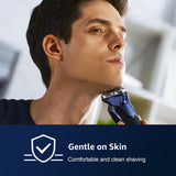 GDKLXL Rechargeable Electric Razor for Men: IPX6 Waterproof Shaver - 1.5H Fast Charge, 4D Flex Precision Blades with Pop-Up Trimmer - Gentle on Sensitive Skin, Perfect for Travel