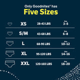 Goodnites Nighttime Bedwetting Underwear, Boys' XS (28-43 lb.), 99 Ct (3 Packs of 33), Packaging May Vary