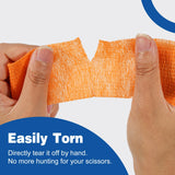 AZEN 40 Pack Self Adhesive Bandage Wrap, 2" X 5 Yards Elastic Cohesive Bandage Wrap, Color Athletic Tape, Vet Wrap, Ankle Tape, Tattoo Grip Tape Wrap