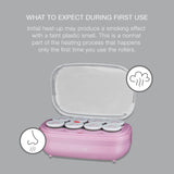 Conair Hot Rollers Hair Curlers for Long, Medium and All Hair | Heated Rollers with Hair Roller Clips Included | 2-inch Rollers | Amazon Exclusive